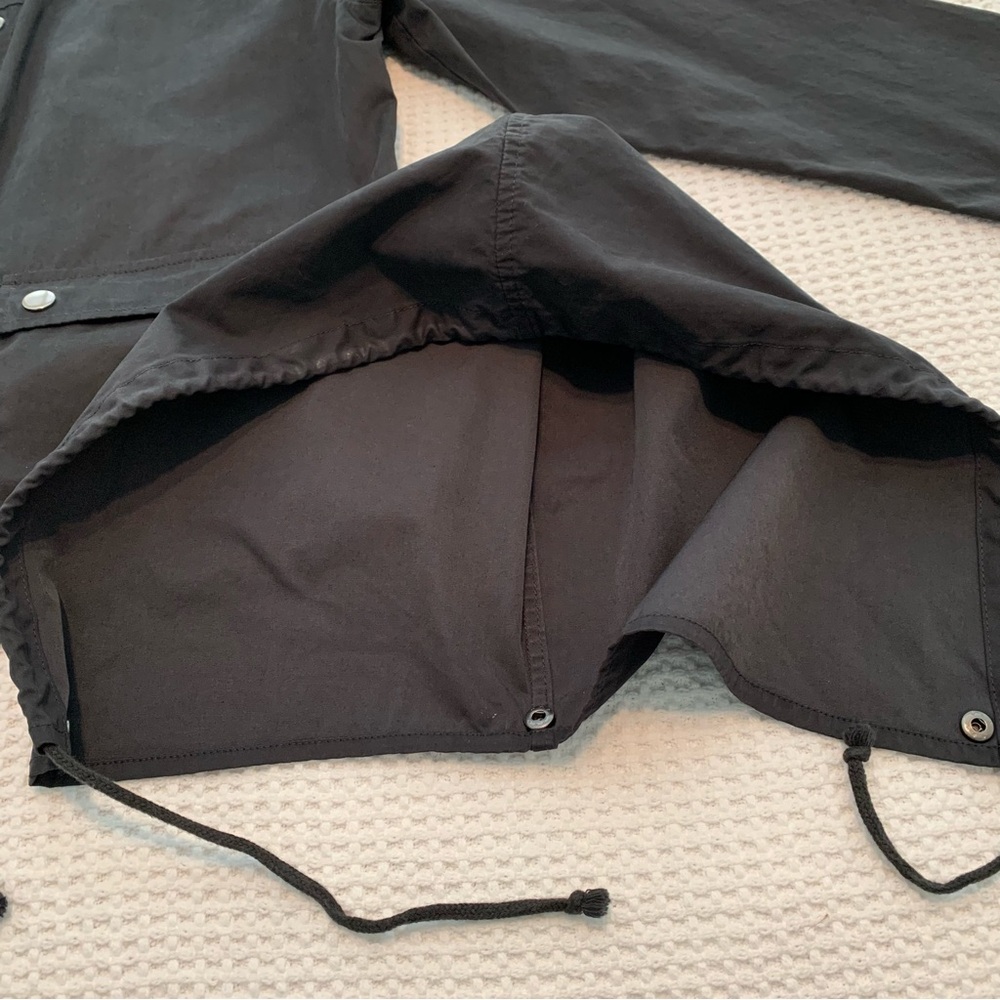 Chico’s Black Windbreaker Jacket with Hood * Large / 12 - Picture 9 of 16